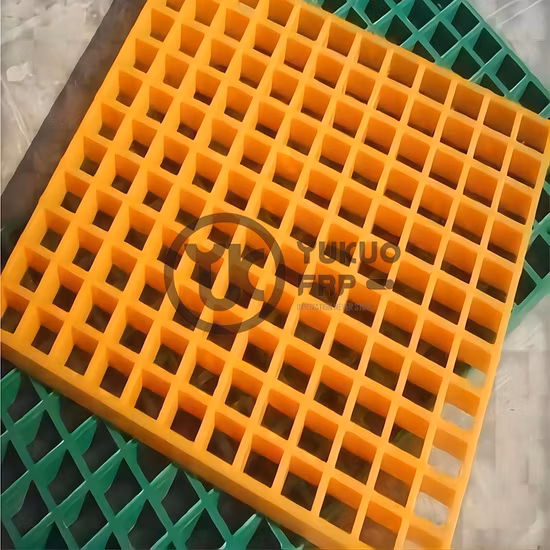 Fornitura in fabbrica di griglie antiscivolo in FRP/piattaforme in FRP/prodotti in fibra di vetro per l'industria galvanica