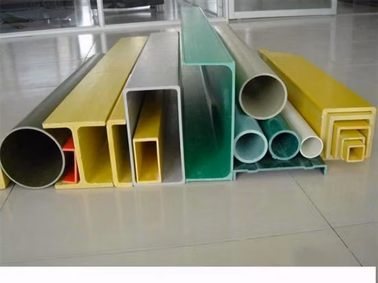 Canale in GRP ad alta resistenza resistente ai raggi UV, canale in fibra di vetro con canale FRP