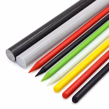 Asta solida con profilo pultruso pultruso in fibra di vetro FRP GRP